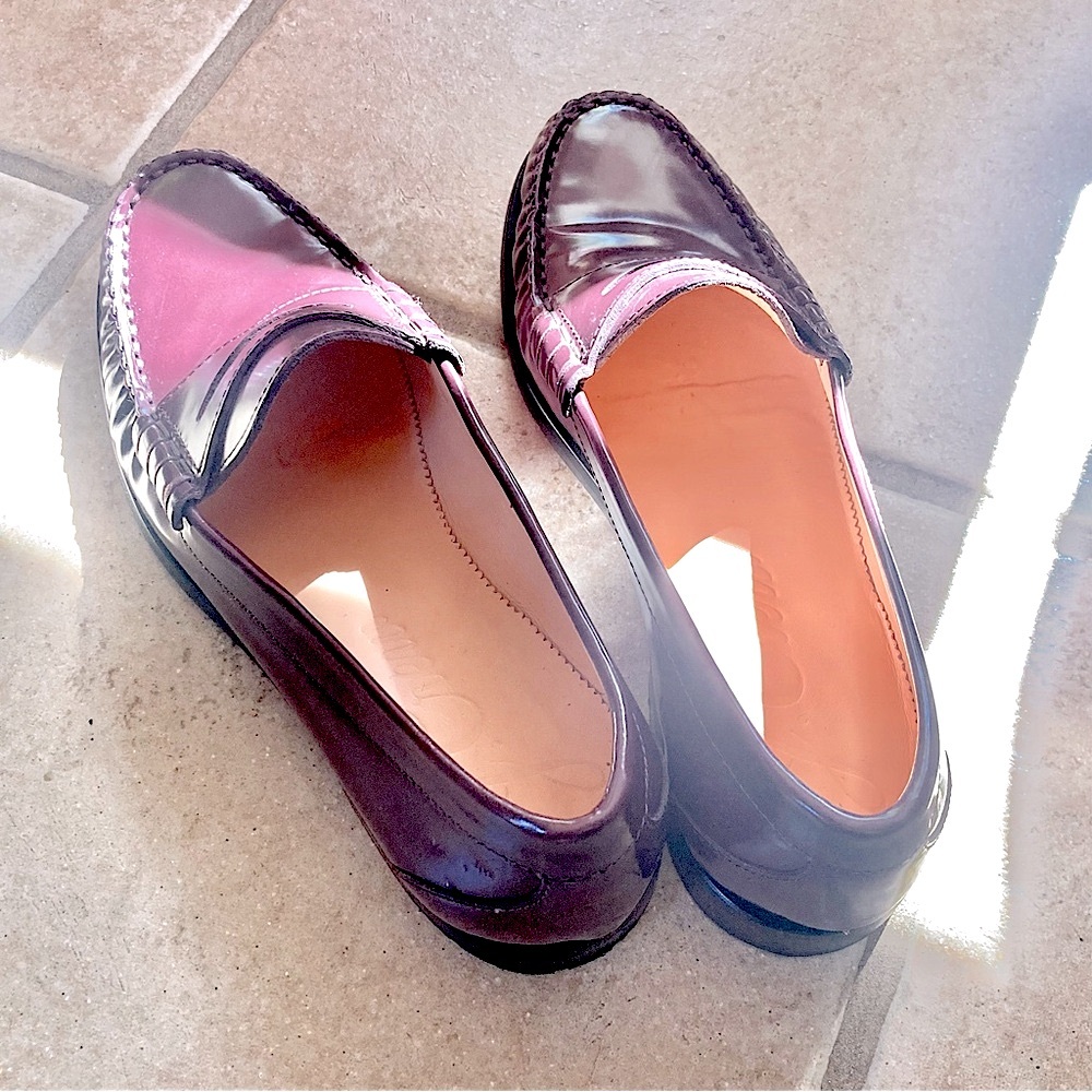 J Crew Classic Penny Loafer, SIZE 8.5 Burgundy - Picture 4 of 7